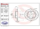 2X Disco Freno Brembo 08.A147.1X Per Honda Civic Viii Hatchback (Fn Fk) 42Mm
