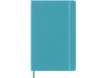 Moleskine Classic Notebook, Taccuino A Righe, Copertina Rigida E Chiusura Ad Elastico, Formato Large 13 X 21 Cm, Colore Azzurro Blu Reef, 240 Pagine
