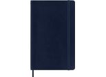 Moleskine Classic Notebook, Taccuino A Quadretti, Copertina Morbida E Chiusura Ad Elastico, Formato Large 13 X 21 Cm, Colore Blu Zaffiro, 192 Pagine