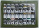 Model Color Vallejo 70114 Mimetizzazione Tedesca 16X 17Ml Aerografo Farbe