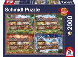 Schmidt Puzzle Casa Di Campagna In Quattro Stagioni 2000 Pezzi