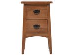 Vidaxl Comodino In Legno Massiccio Di Abete 40 X 29 X 68 Cm Marrone