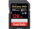 Sandisk Extreme Pro - Scheda Di Memoria Flash - 128 Gb - Classe Video V30 / UHS-I U3 / Classe 10 - Sdxc UHS-I