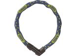 Lucchetto A Catena Abus Tresor 1385/75 Blue Mask - Lucchetto A Combinazione In Acciaio Temprato - Catena Quadrata Spessa 6 Mm - Livello Di Sicurezza Abus 6 - 75 Cm - Blu