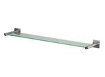 Mensola Da Parete In Vetro Spirella "Nyo"" Mensola Da Bagno Mensola Da Parete Per Il Bagno In Vetro E Acciaio Inox 60Cm - Da Incollare E Forare"
