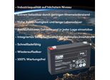 Batteria Al Piombo Fiamm FG10721 Pb 6V / 7,2Ah Faston 4,8