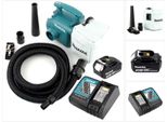 Aspiratore A Batteria Makita Dvc 350 RF1 18V + 1X Batteria Ricaricabile 3.0Ah + Caricabatterie