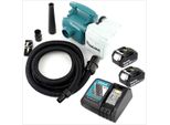 Aspiratore A Batteria Makita Dvc 350 Rf 18V + 2X Batteria Ricaricabile 3.0Ah + Caricabatteria