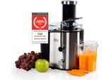 Tzs First Austria Spremiagrumi Per Frutta E Verdura, Spremiagrumi Elettrico, 800W, Con 2 Impostazioni Di Velocità E Interruttore Rotante, Acciaio Inox, Spremiagrumi