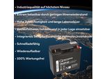 Q-Batteries 12LCP-23 / 12V - 23Ah Batteria Al Piombo Acido Tipo Agm - Deep Cycle Vrla