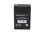 Pb Batteria Ricaricabile Multipower MP2,8-6P Per Pulsossimetro - 6V 2,8Ah