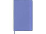 Moleskine - Classic Notebook, Taccuino Con Pagine Bianche, Copertina Rigida E Chiusura Ad Elastico, Formato Large 13 X 21 Cm, Colore Blu Ortensia, 240 Pagine