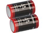 2X Batteria Kraftmax Al Litio 3,6V ER34615 D -Cell LS33600 Mono