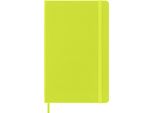 Moleskine - Classic Notebook, Taccuino A Righe, Copertina Rigida E Chiusura Ad Elastico, Formato Large 13 X 21 Cm, Colore Verde Limone, 240 Pagine