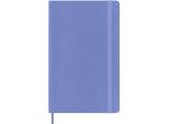 Moleskine - Classic Notebook, Taccuino Con Pagine Bianche, Copertina Morbida E Chiusura Ad Elastico, Formato Large 13 X 21 Cm, Colore Blu Ortensia, 240 Pagine