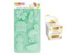 Stampi In Silicone Per Torte Estive + Glitter Alimentare Dorato