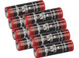 8X Kraftmax Batteria Al Litio 3,6V LS14500 ER14505 Aa - Cella