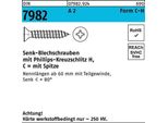 Viti Autofilettanti Reyher 7982 V2A 4,2X38 Testa Svasata Phillips H (500 Pezzi)