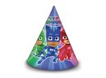 Cappelli Da Festa Pj Masks 6 Pezzi Blu-Rosso-Verde - Taglia Unica