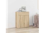 Vidaxl Credenza Rovere Sonoma 60X30X75 Cm Materiale A Base Di Legno
