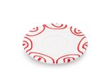 Gmundner Ceramics Piattino Rosso Fiammato Espresso (Ø 11 Cm)
