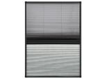 Zanzariera Plissettata Per Finestre In Alluminio 80X120 Cm Con Oscurante