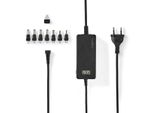 Adattatore Universale | 36 W | 5 - 24 V Dc | 1,80 M | 2,4 A - 3,0 A | 7 Spine | Svart