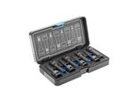 HöGert Avvitatore A Impulsi Pneumatico Scanalato 8 Pezzi, 1/2", Crmo"