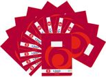 Herlitz 3322807 Quaderno (A4, A Scacchiera Con Margine, Righello Misura 28) 16 Fogli, Confezione Da 10
