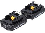 Set Di Batterie Ricaricabili Makita 18 V Con 2 Batterie Bl 1820 B Da 2,0 Ah ( 2X 197254-9 )