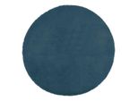 Tappeto Extra Morbido In Pelliccia - Blu-Verde D. 80 Cm - Atmosphera CréAteur D'intéRieur