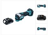 Makita Dtm 52 A1 Utensile Multifunzione A Batteria 18 V Starlock Max Brushless + 1X Batteria Ricaricabile 2,0 Ah - Senza Caricabatterie