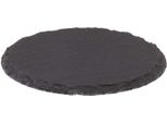 Westmark 4 Naturschiefer-Untersetzer, Rund, 10 Cm, 69202270