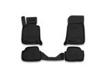 Tappetini Element 3D Per Bmw Serie 1, 2004-2011, 5 Porte, 4 Pezzi.