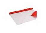 Carta Da Regalo Con Fiori, Arancione, Rosso, 0,70 X 10 M - Carta Da Regalo Per Compleanni