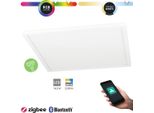 Eglo Connect Plafoniera Led Rovito-Z Bianco 42 X 42 Cm Dimmerabile, Ww-Kw