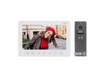 Videocitofono Orno OR-VID-EX-1057/W, Noveo Lcd 7", Menu Osd, Controllo Cancello, Bianco"