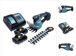 Makita Dum 111 Rax Cesoie Per Erba A Batteria Cesoie Per Arbusti 18 V + 2X Batteria Ricaricabile 2,0 Ah + Caricatore