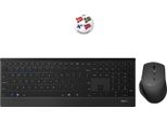 Set Tastiera/Mouse Rapoo 9500M Wireless Multimodale Nero