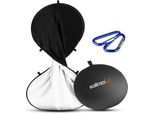Walimex Pro Sfondo Pieghevole 150X200Cm Nero/Bianco Pe