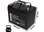 Batteria Compatibile E-Mobile E-Scooter Lecson 2X 12V 36Ah