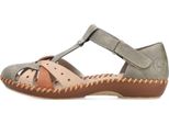 Rieker M1655-54 - Pantofola Rieker Verde Rieker Colore: Verde, Dimensione: 39,