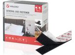 Velcro® Fissaggio Per Uso Generale 5M Nastro A Gancio 5M Nastro Ad Anello, Gancio E Anello 50Mm Nero