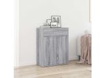 Vidaxl Credenza Grigio Sonoma 60X30X75 Cm Materiale A Base Di Legno