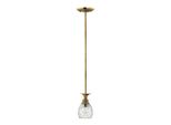 Lampada A Sospensione Plantation In Ottone Ossidato 1Xe27 60W Hinkley