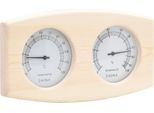 Vidaxl Set Di Igrotermografo E Clessidra Per Sauna 2 In 1 In Legno Di Pino Massiccio