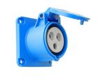 Presa Cee Da Incasso Diritta 230V 32A 3P 70X70 Mm 6640