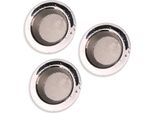 Confezione Da 3 Colini Da Cucina Per Evitare Intasamenti Colino In Acciaio Inox Per Lavello, Doccia Colino Inox Ø - 7,5 Cm | Cestino Per Vasca Da Bagno / Piatto Doccia / Piatto Doccia