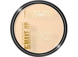 Eveline Cosmetics Art Make Up Anti-Shine Complex Polvere Minerale Opacizzante Con Seta 30 Avorio, 14G
