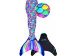 Fin Fun Mermaid Rainbow Taglia L/Xl